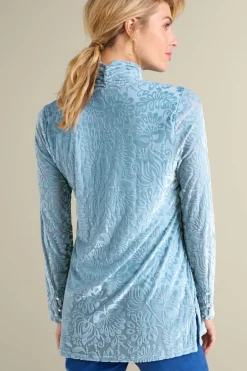 Sale Walden Velvet Turtleneck Tops