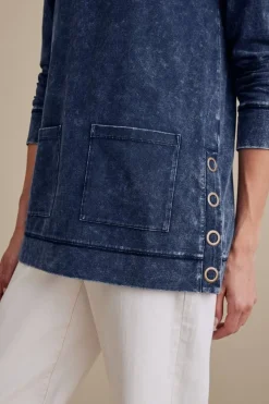 Best Washed Make It Snappy Pullover Tops