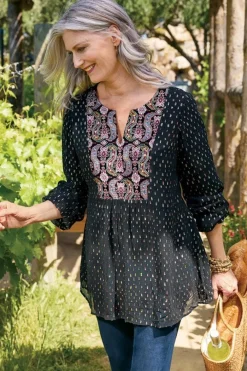 Clearance Wynn Shimmer Tunic Tops