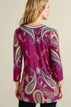 New Zennia Printed Tunic Tops