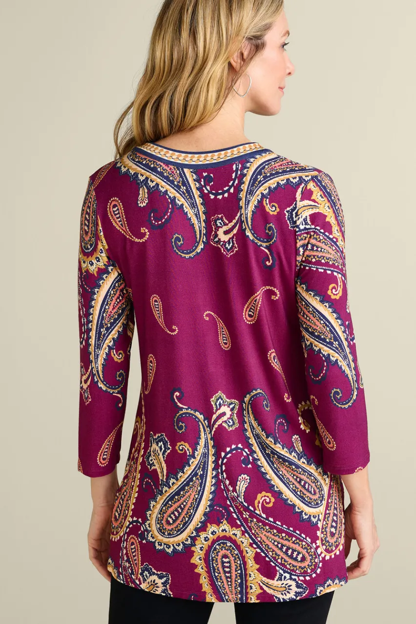 New Zennia Printed Tunic Tops